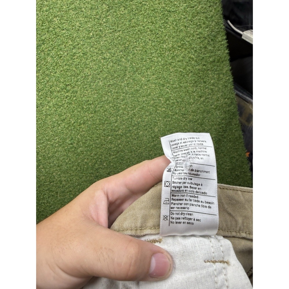 Carhartt Carpenter Pants Mens 38x30 Relaxed Fit Khaki Workwear Tan 102291-253 - Picture 11 of 12
